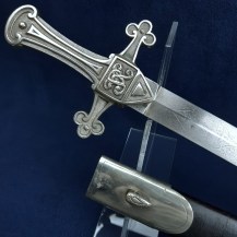 British Mark I 1856 Pattern Drummers or Buglers Sword of the 1st Midlothian [Leith] Rifle Volunteers Band, by Mole 3